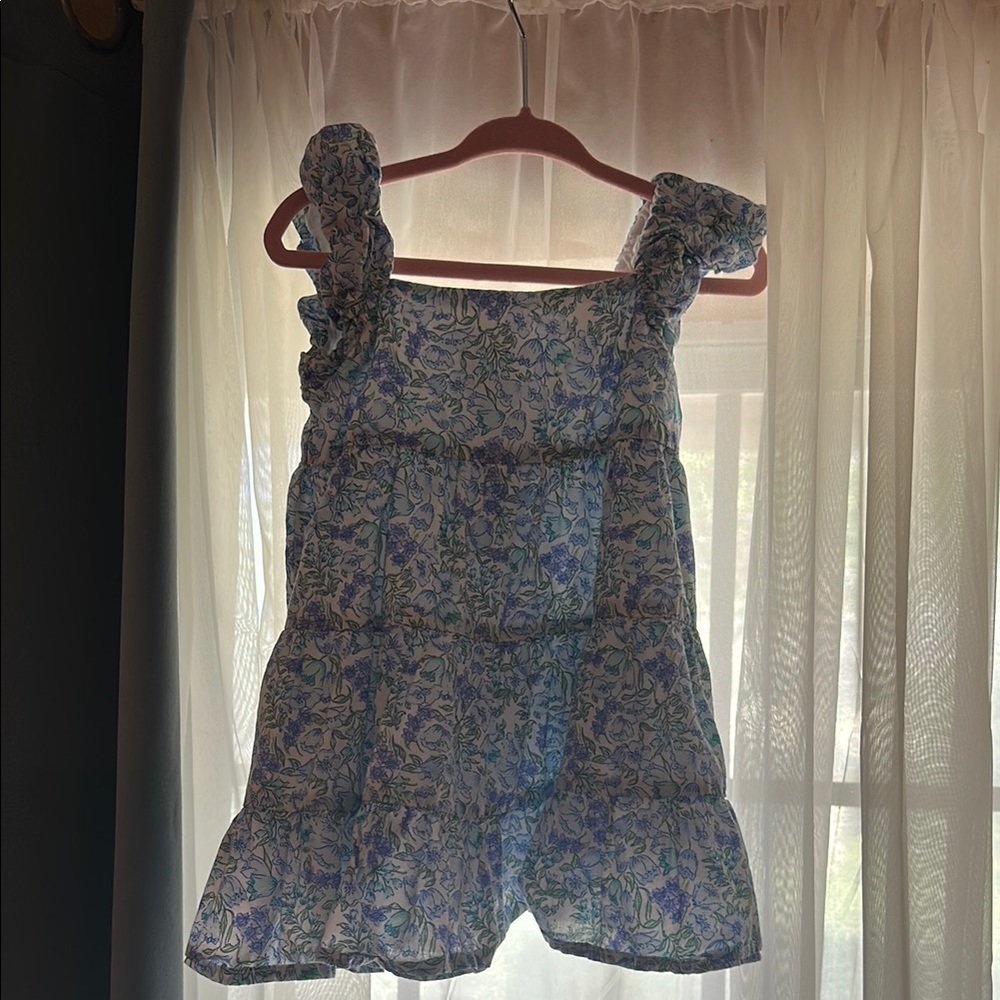 Janie and Jack Blue Floral Dress